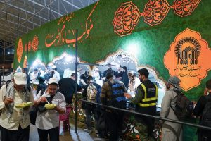 موكب العتبة الرضوية المقدسة على حدود مهران