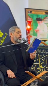 حرم امام رضا ع کی فضاؤں میں زکر اور عبادت یہی وہ راستہ